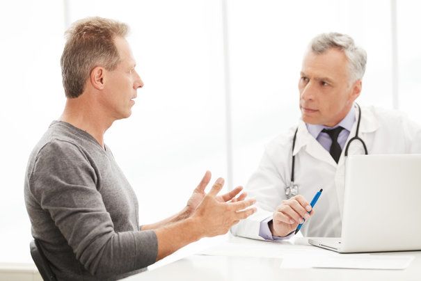 consultation with doctor